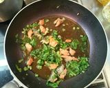鮭と大根の葉で和風パスタ♪作り方4写真