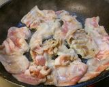 豚バラ薄切りでカレー炒め。作り方2写真