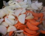 豚バラ薄切りでカレー炒め。作り方3写真