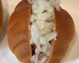 甘酢玉ねぎ多めの、ロールパンホットドッグ作り方8写真