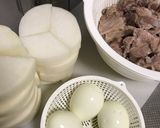 とろ〜り豚軟骨の煮物♪作り方1写真