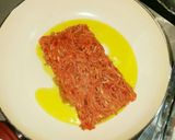 冷凍ひき肉で作る手作りトマトソースパスタ作り方5写真