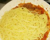 冷凍ひき肉で作る手作りトマトソースパスタ作り方23写真
