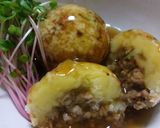 じゃがいも肉詰め団子のあんかけ作り方9写真