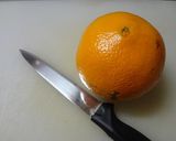 合鴨スモークとオレンジのサラダ作り方1写真