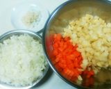 鶏手羽元を煮込んでほぐしたチキンカレー作り方3写真