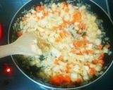 鶏手羽元を煮込んでほぐしたチキンカレー作り方4写真