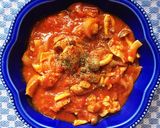 ＊たっぷりきのこと鶏肉のトマト煮＊作り方6写真