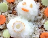 Xmasに、雪だるまの唐揚げのおろし煮作り方7写真