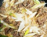 牛肉のすきやき風卵とじ作り方6写真
