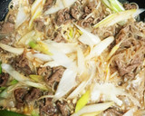 牛肉のすきやき風卵とじ作り方6写真