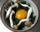 ✿ほうれん草の巣篭もりココット✿作り方4写真