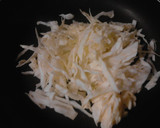 レトルトハンバーグと半熟目玉焼きの丼作り方2写真