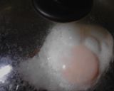 レトルトハンバーグと半熟目玉焼きの丼作り方4写真