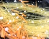 一人分 ガーリックバターチキンパスタ作り方3写真