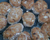 保存版＊蓮根豚つくねの味噌マヨ照り焼き＊作り方3写真