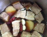 圧力鍋で豚の角煮と大根作り方6写真