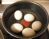 男の燻製②(燻製卵)作り方1写真
