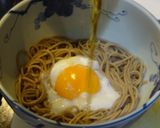 沸騰つゆ温泉玉子蕎麦作り方4写真
