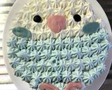 ことり隊 セキセイインコ 立体ケーキ作り方6写真