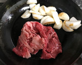 牛切り落とし肉とかぶの胡麻味噌炒め作り方4写真