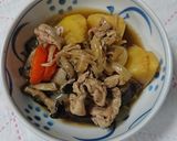 副菜。簡単、肉じゃが！作り方7写真