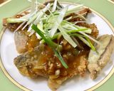 揚魚のエスニック風甘酢餡掛けパクチー添え作り方8写真