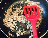 風邪予防 かぼちゃと豚ひき肉炒め☆作り方2写真
