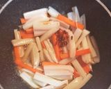 ☆あえて千切り☆れんこんのきんぴら☆作り方4写真