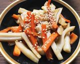 ☆あえて千切り☆れんこんのきんぴら☆作り方6写真