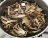 キノコたっぷりスープ＊生姜入り作り方3写真