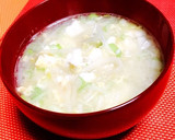 手抜き♡くずし豆腐ともやしのかきたま汁♡作り方8写真