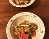 山葵と胡麻油を効かせたまぐろ納豆作り方2写真