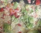 野菜とチーズソースのバジルパスタ作り方3写真