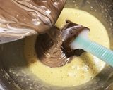 シットリ♫ナッツとリンゴのチョコケーキ作り方7写真