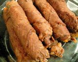 レッツ♪春菊♪肉巻き♪作り方5写真