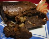 シットリ♫ナッツとリンゴのチョコケーキ作り方12写真