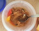 残った酢豚で！納豆トースト作り方2写真
