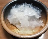 天然シロキクラゲのニンニク味噌和え作り方4写真