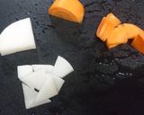 身体ぽかぽか【たっぷり根菜の酒粕味噌汁】作り方3写真