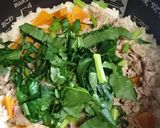 あたた生だしでかぼちゃとそぼろの炊込み飯作り方4写真