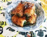 大根、大根葉の照り焼き肉巻き作り方5写真