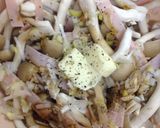 しめじとハムのレンチン中華風あえ作り方1写真