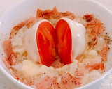 丸ごとトマトの、トマトチーズハムごはん！作り方5写真