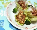 簡単♪✿ひき肉とエリンギの❀レタス包み✿作り方6写真