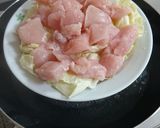 簡単。蒸し料理。鶏胸肉とキャベツ作り方10写真