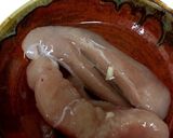 ササミの辛子酢味噌和え作り方1写真
