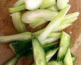 ササミの辛子酢味噌和え作り方2写真