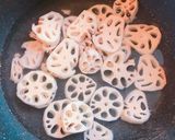 れんこんの明太バター和え作り方2写真