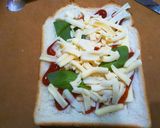 とろとろたまごのピザトースト☆作り方5写真